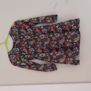 Mini Boden girls dress 4-5, rainbow